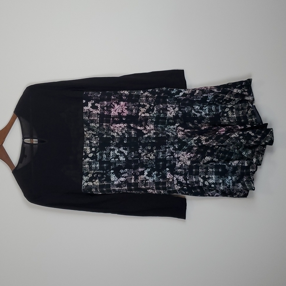 Tibi Floral Viscose A-line‎ Midi Dress - Picture 8 of 11